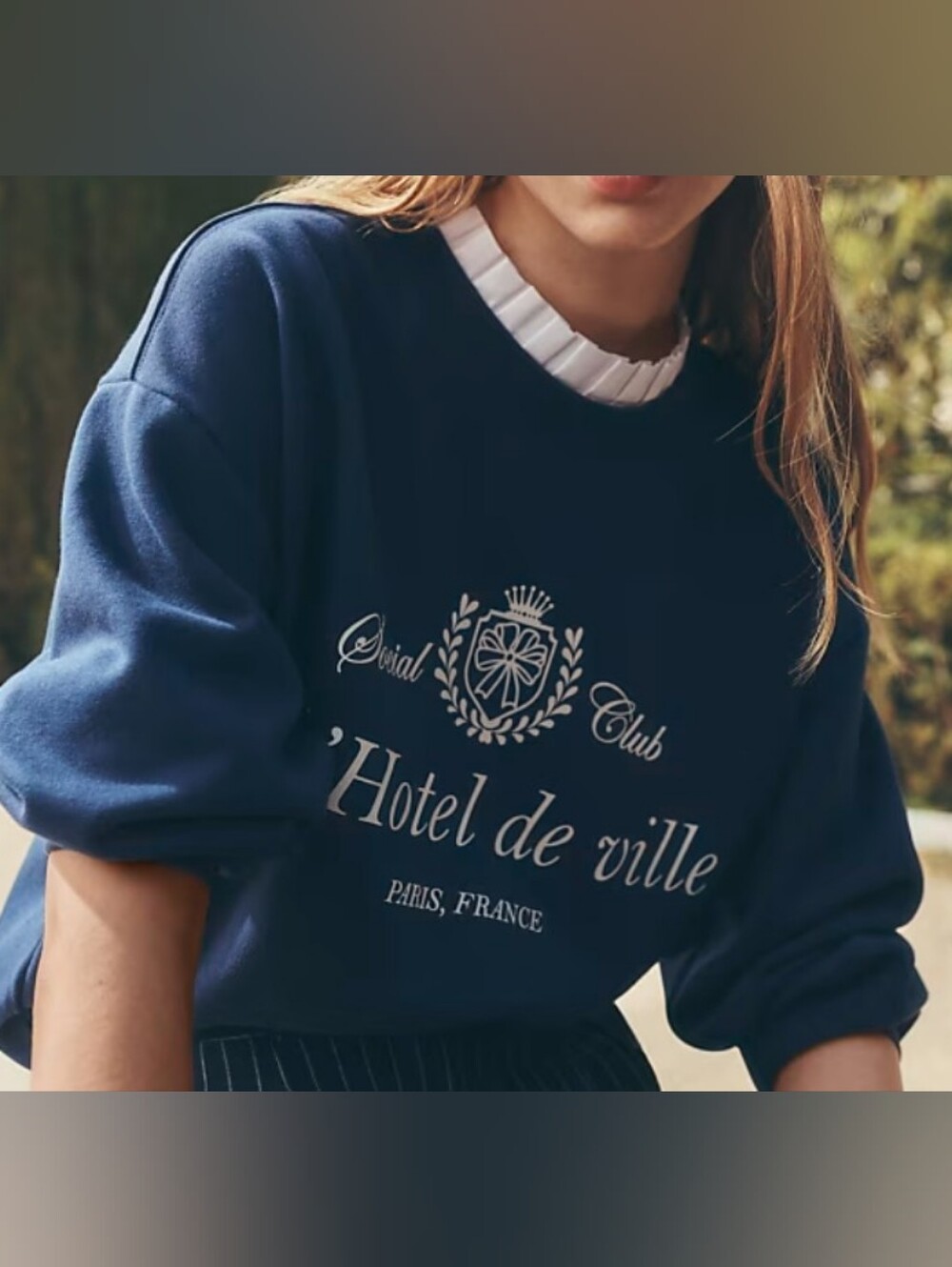 LOFT Navy Sweatshirt